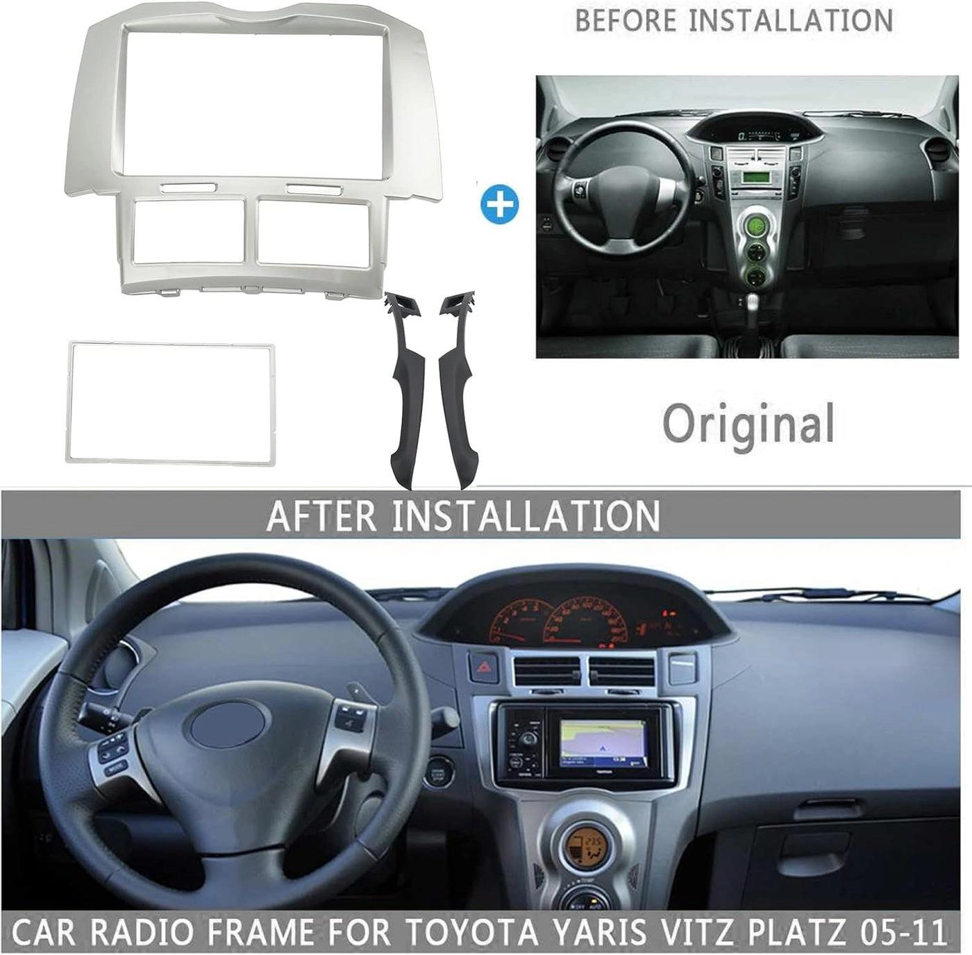 Car Fascia - Yaris Vitz Platz 2005–2011