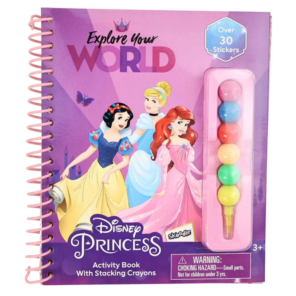Princess Activity Book with Stacking Crayons