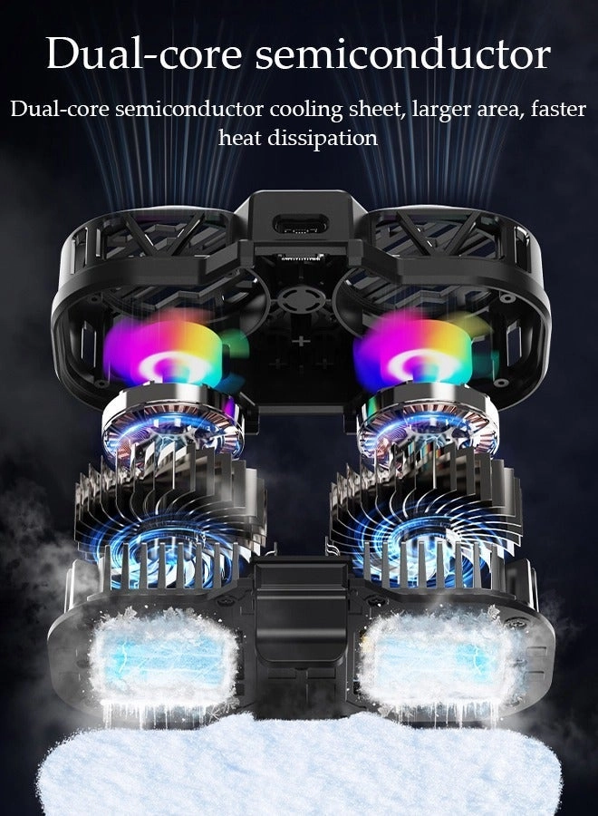 Magnetic Semi-Conductor Cooling Chip - 2 In 1 RGB Fan