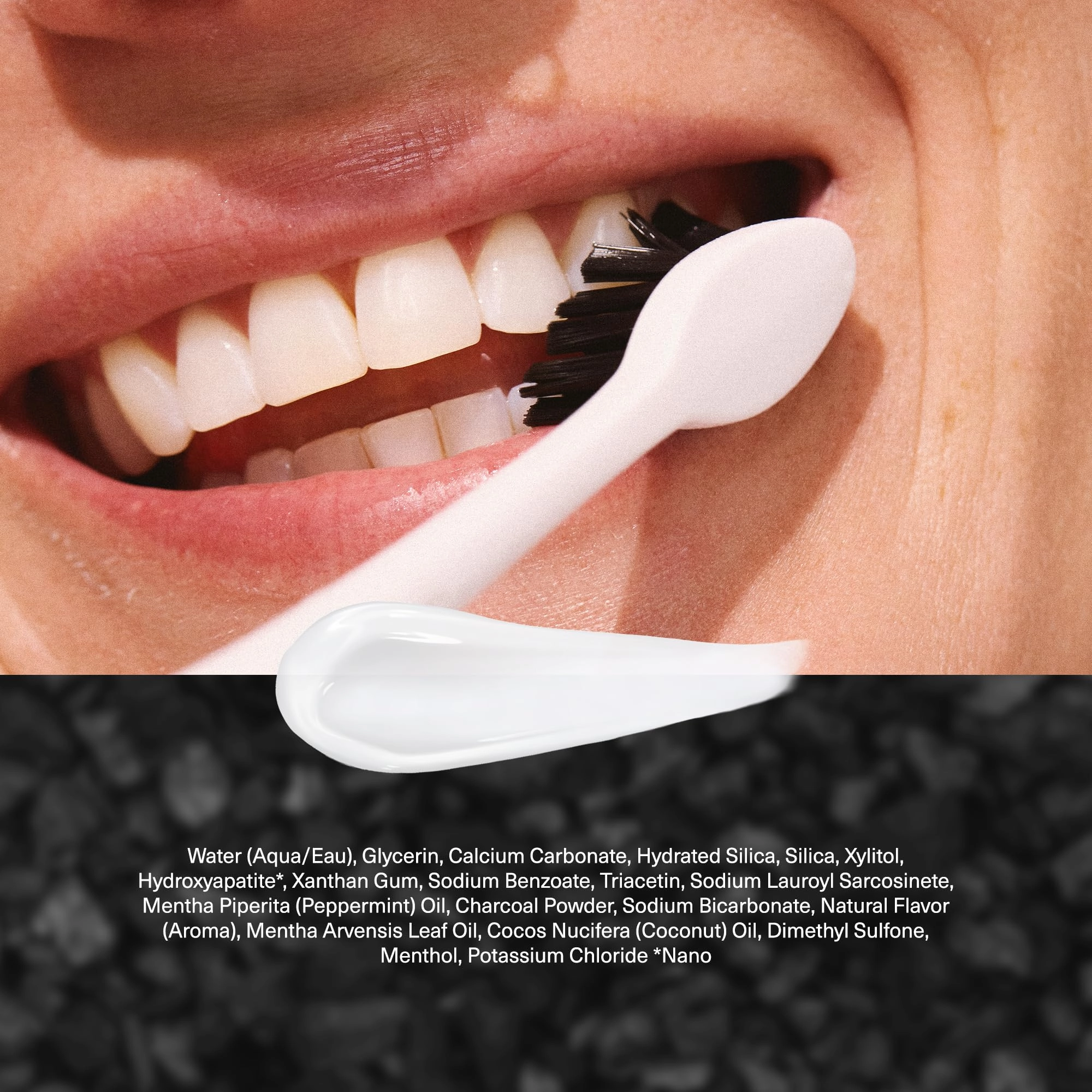 Nano Hydroxyapatite Charcoal Yuzu Mint Toothpaste Adult 118.29 ml