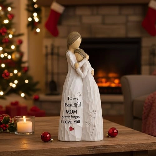 Mother Daughter Figurine - Resin