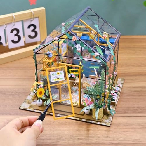 DIY Miniature House Kit - Garden House 1:24
