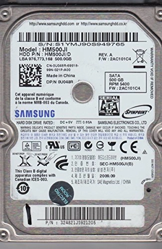 2.5" 5400rpm SATA 6Gb/s (HN-M500MBB) - 500GB