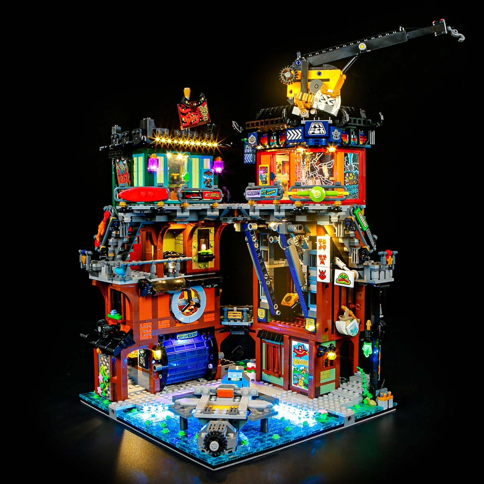 LIGHTAILING LED Light Kit for LEGO NINJAGO City Workshops 71837 - Plastic 1