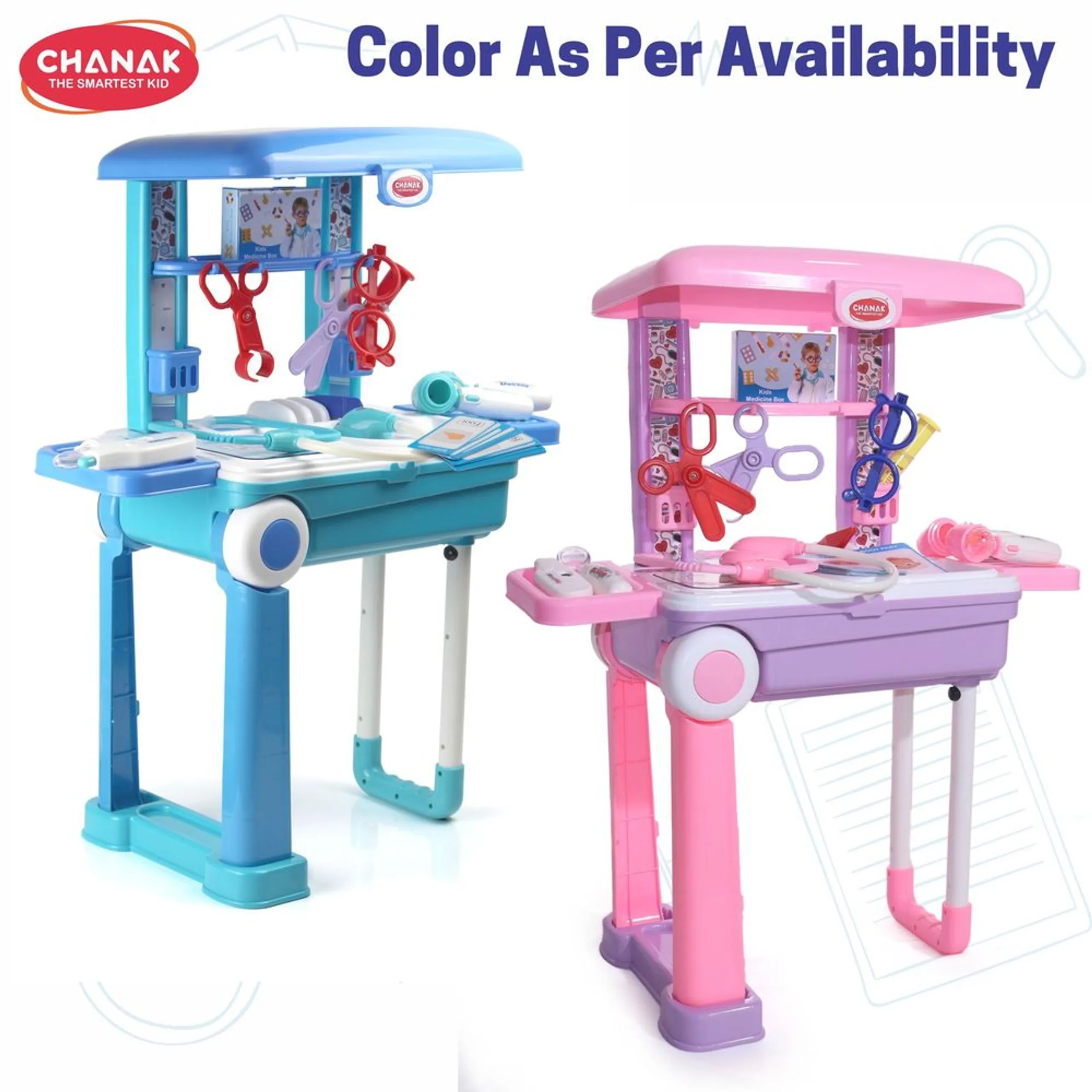 Premium Doctor Set With Pull & Push Trolley - 13 pcs (46966191-AT173)