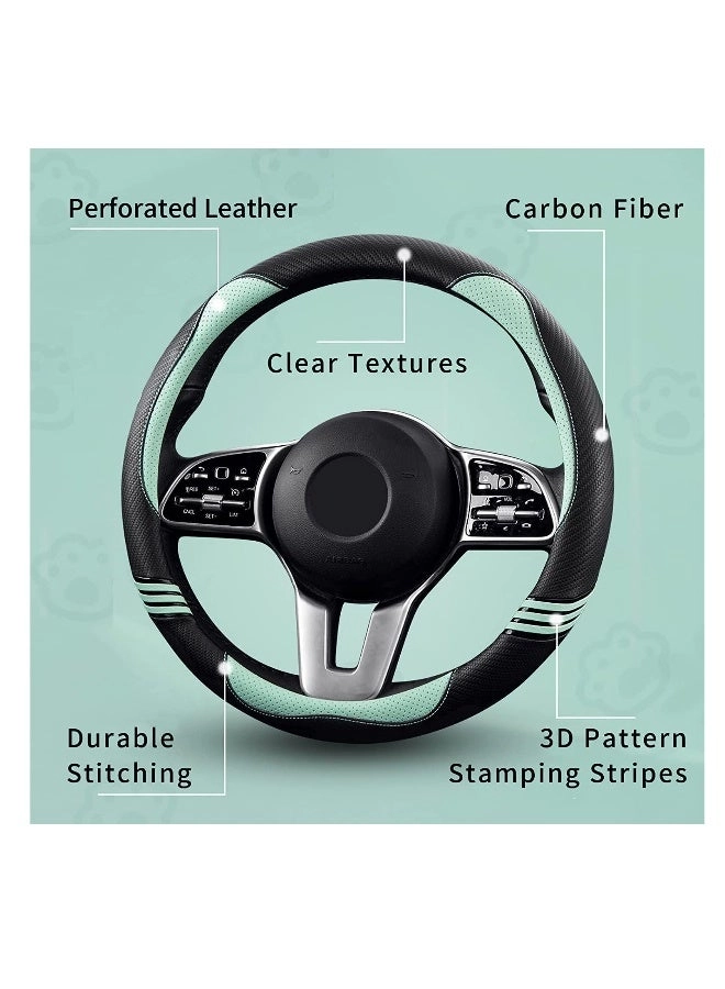 Steering Wheel Cover - Universal Fit 14.5 15 inches Fruit Green