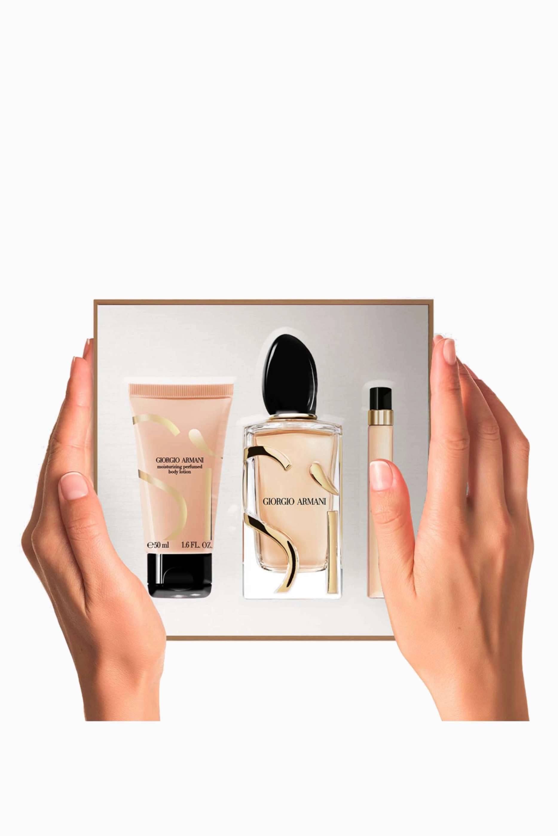 Sì Eau De Parfum - 100ml + Sì Perfumed Body Lotion - 50ml + Sì Eau De Parfum Travel Spray - 10ml