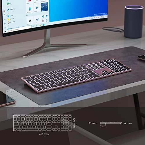 Bluetooth Backlit Keyboard - US Wireless