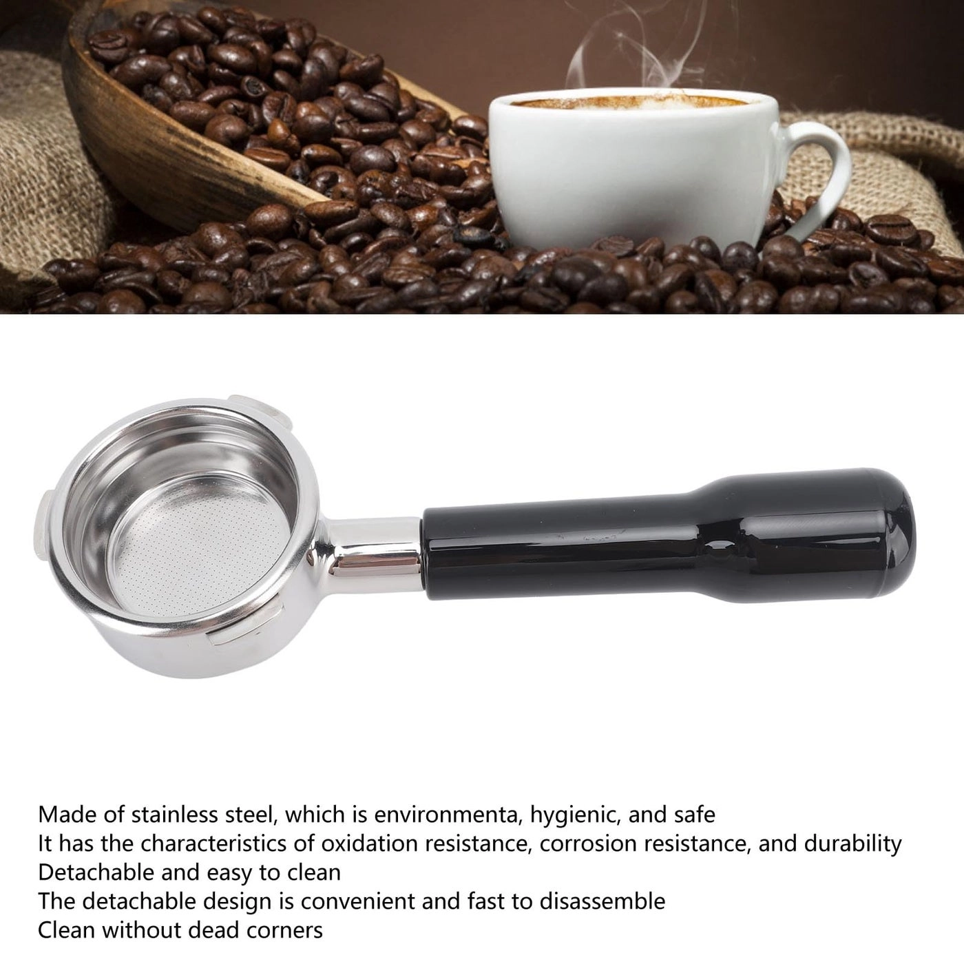 Coffee Portafilter - Bottomless 58mm 3 Ears