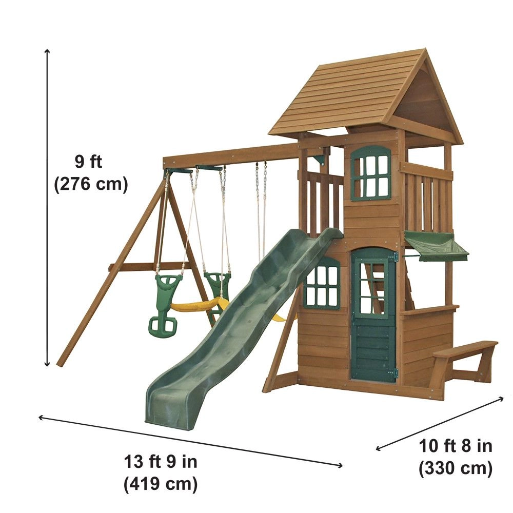 Brightside - Wooden Swing Set 3-10 Years