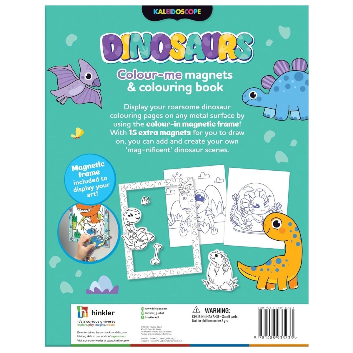 Dinosaurs Colour Me Magnets - 3+ years