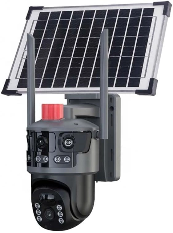OMNEX 4G Solar Security Camera - 8MP 360°