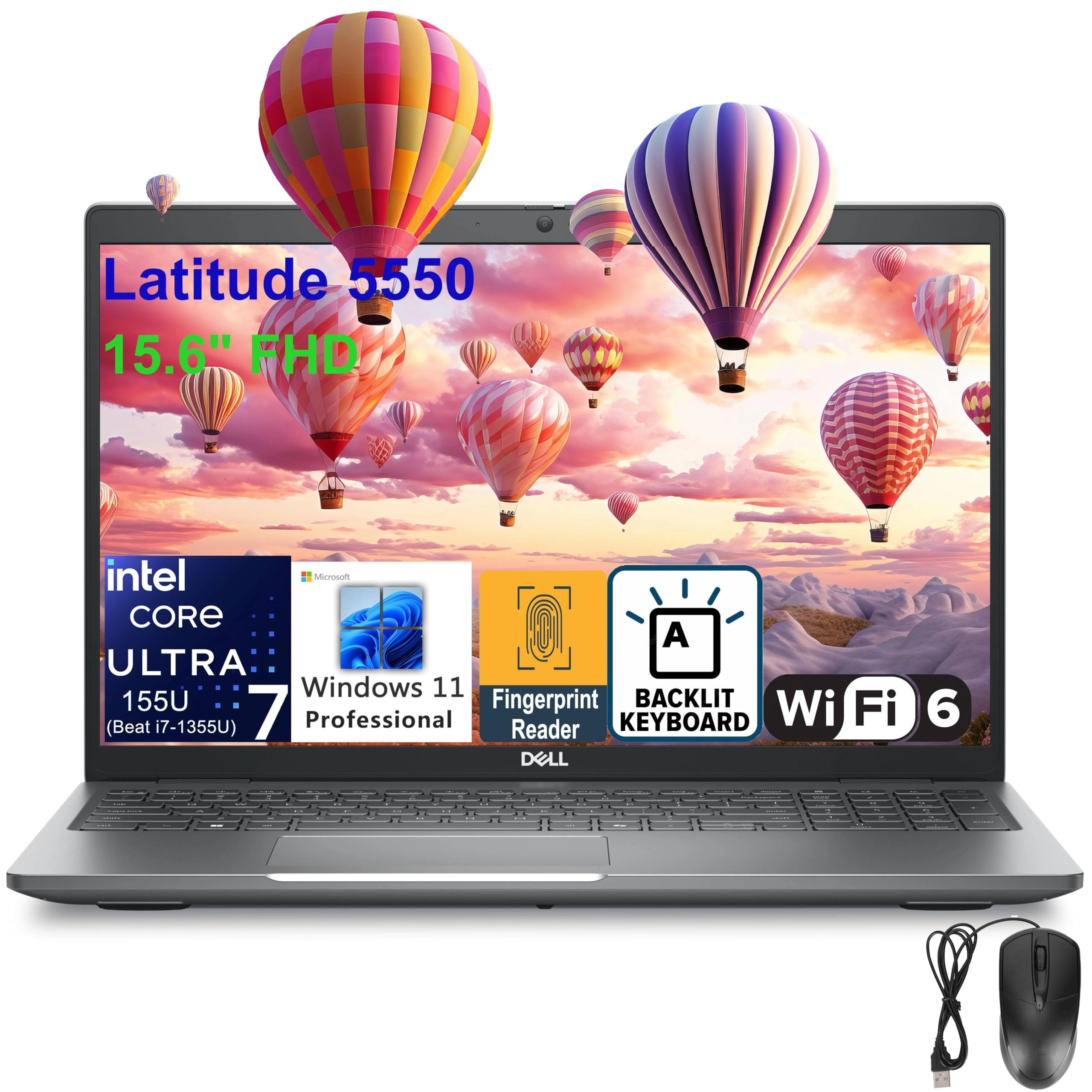 Latitude 5550 - 15.6'' Core Ultra 7 155U 32GB DDR5 1TB SSD