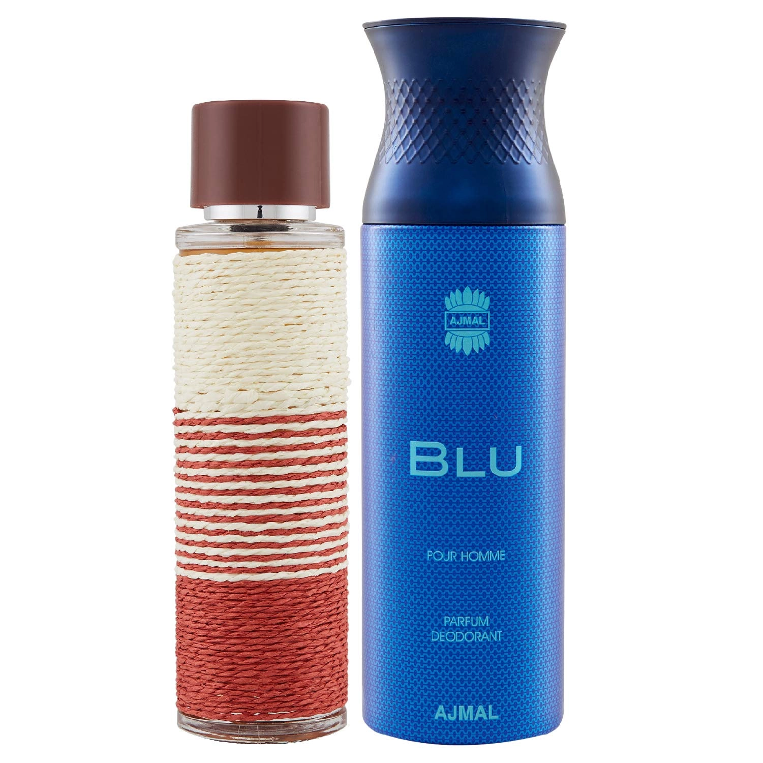 Ajmal Perfume Deuce Homme - Eau de Parfum 100ml + Blu Homme - Deodorant 200ml