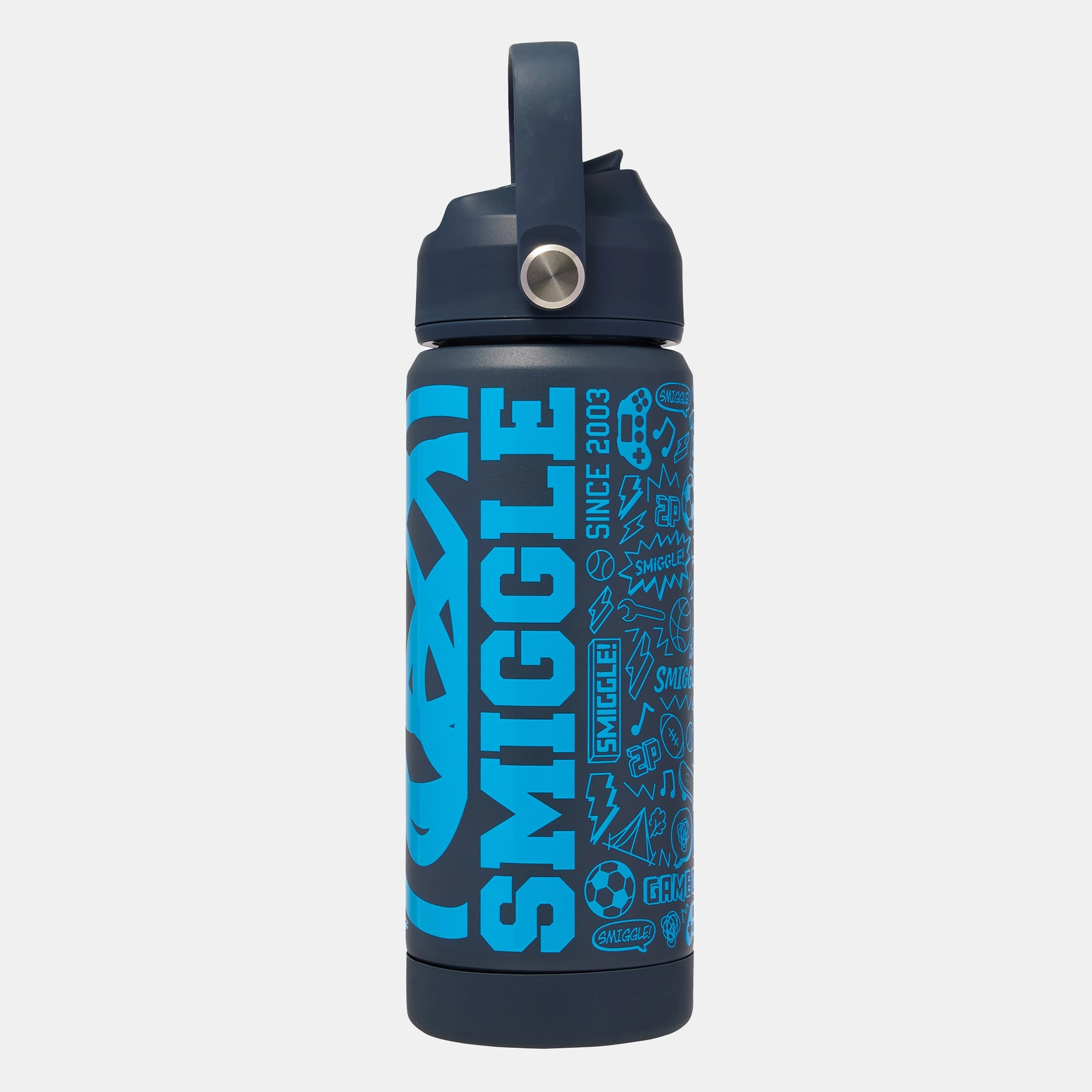 Smiggle Squiggle Insulated Stainless Steel Drink Bottle - 550 Ml