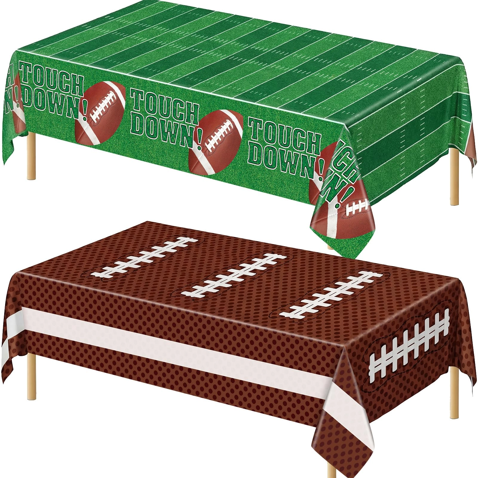litmitfu Football Tablecloth - 2.0 Count Football