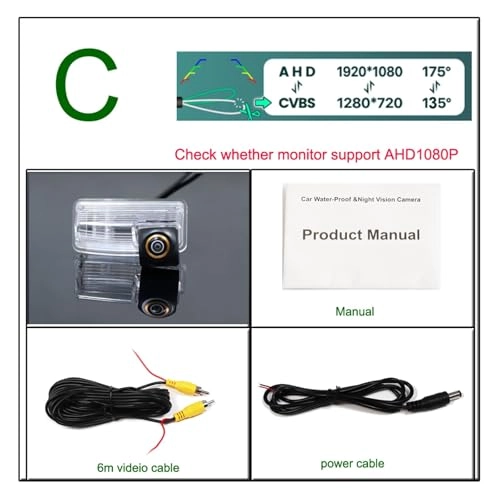 Car Reversing Camera - Night Vision AHD1080P