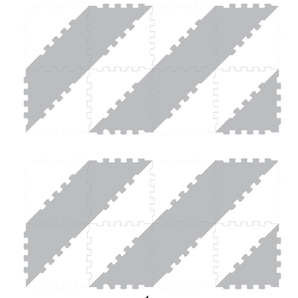 Triangle Puzzle Floor Mat - 10 Months