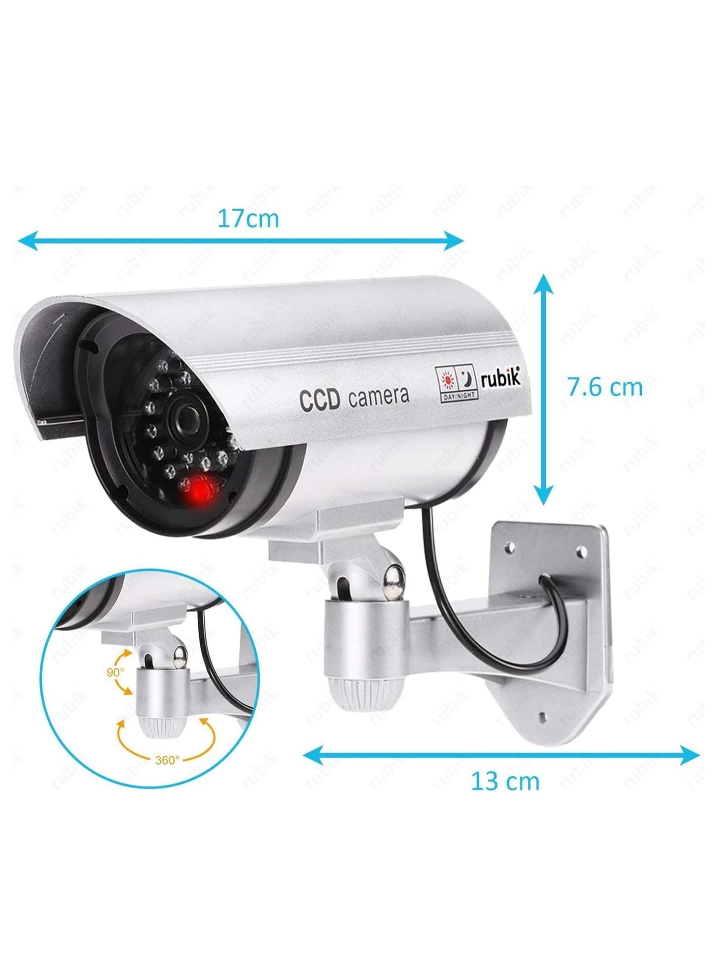 Dummy CCTV Security Camera - Indoor/Outdoor