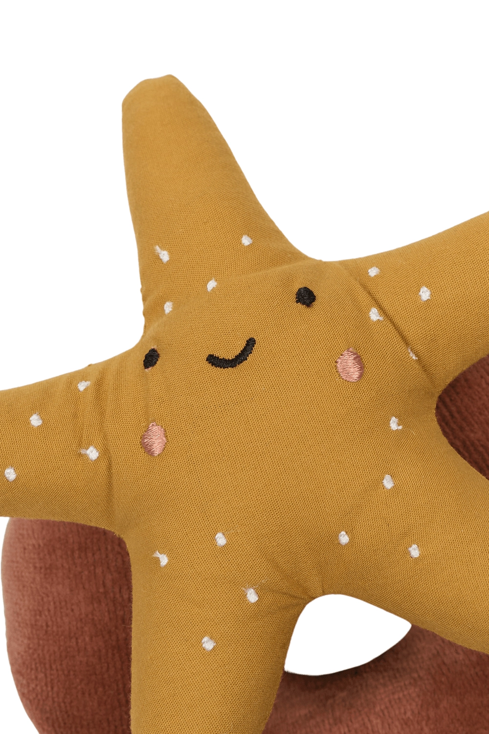 Organic Cotton Rattle - 0 month 100% Cotton Organic Starfish