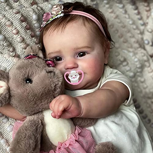 Reborn Baby Doll - 50CM Silicone Vinyl Ages 3+ Gift Set