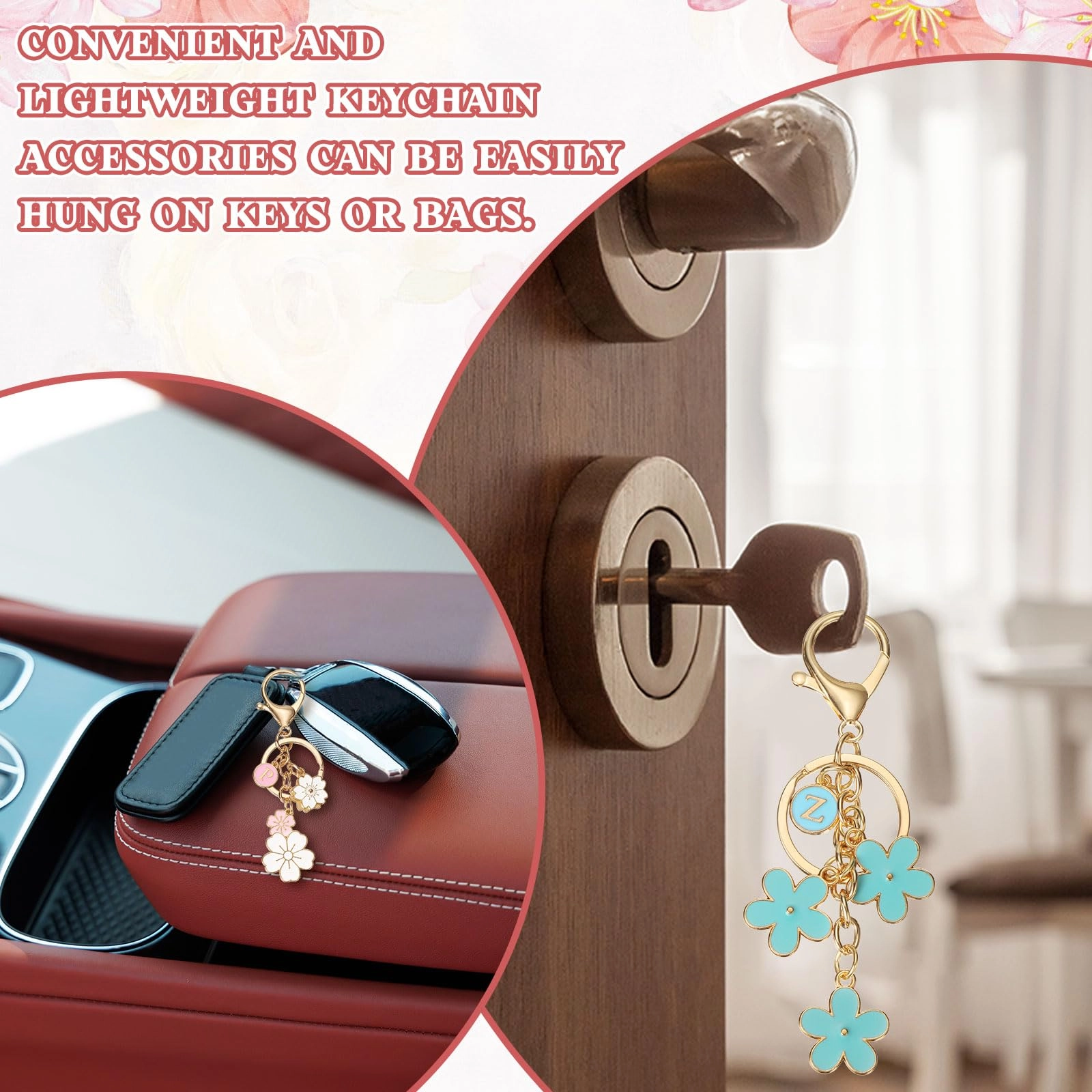 Initial Keychain - Letter