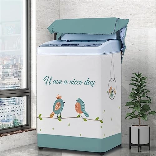 Washing Machine Cover - Top Loader M-53x90x55cm Two birds