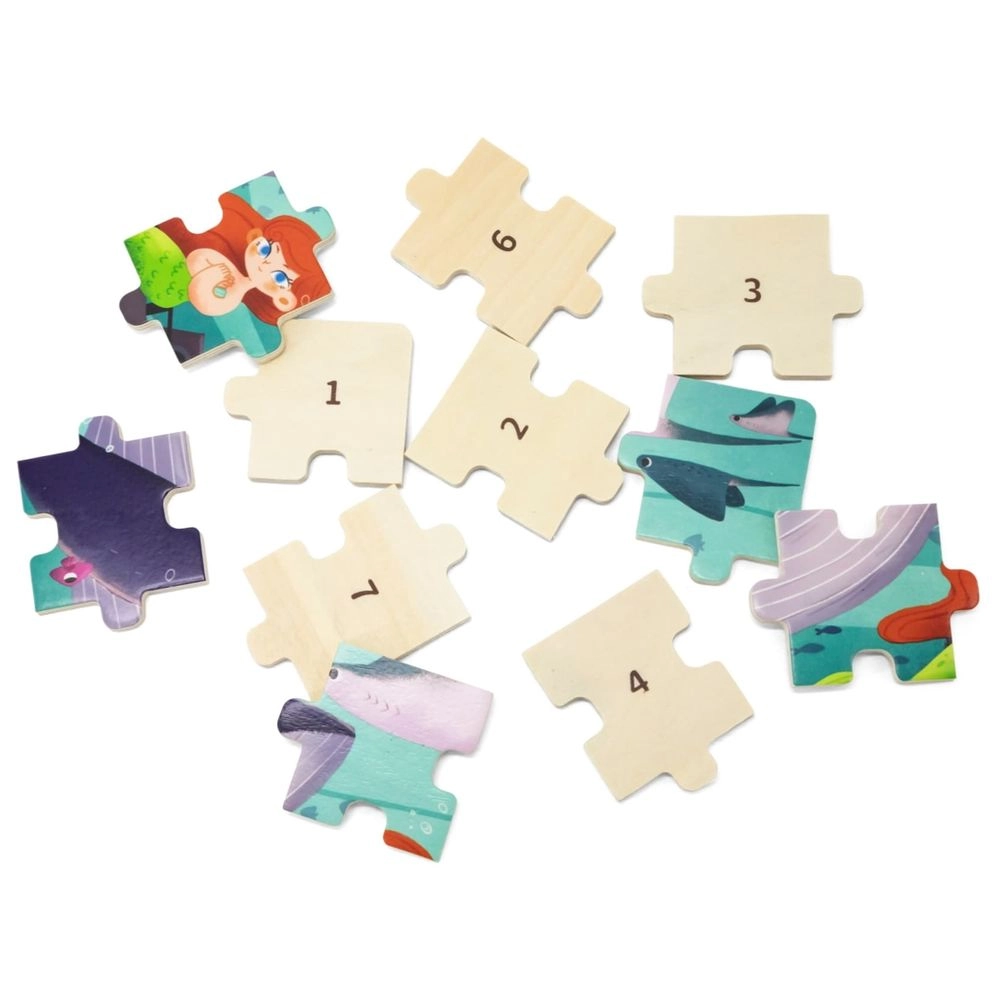 Sea Secret Wooden Puzzle (29464294-44645) - 24 pcs