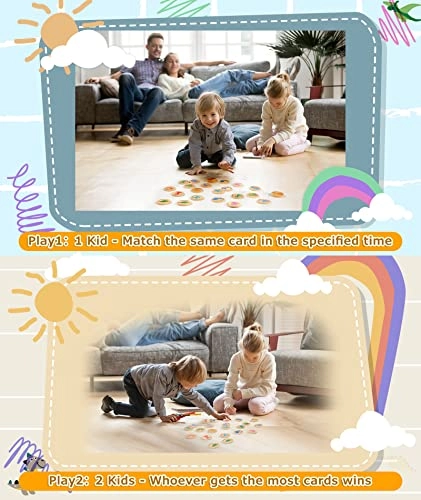 Wooden Match Memory Game - 36 months - 12 years 24 pieces