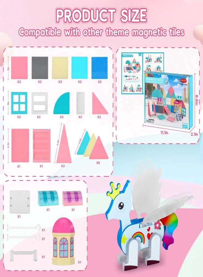 Unicorn Magnetic Tiles - Unicorn