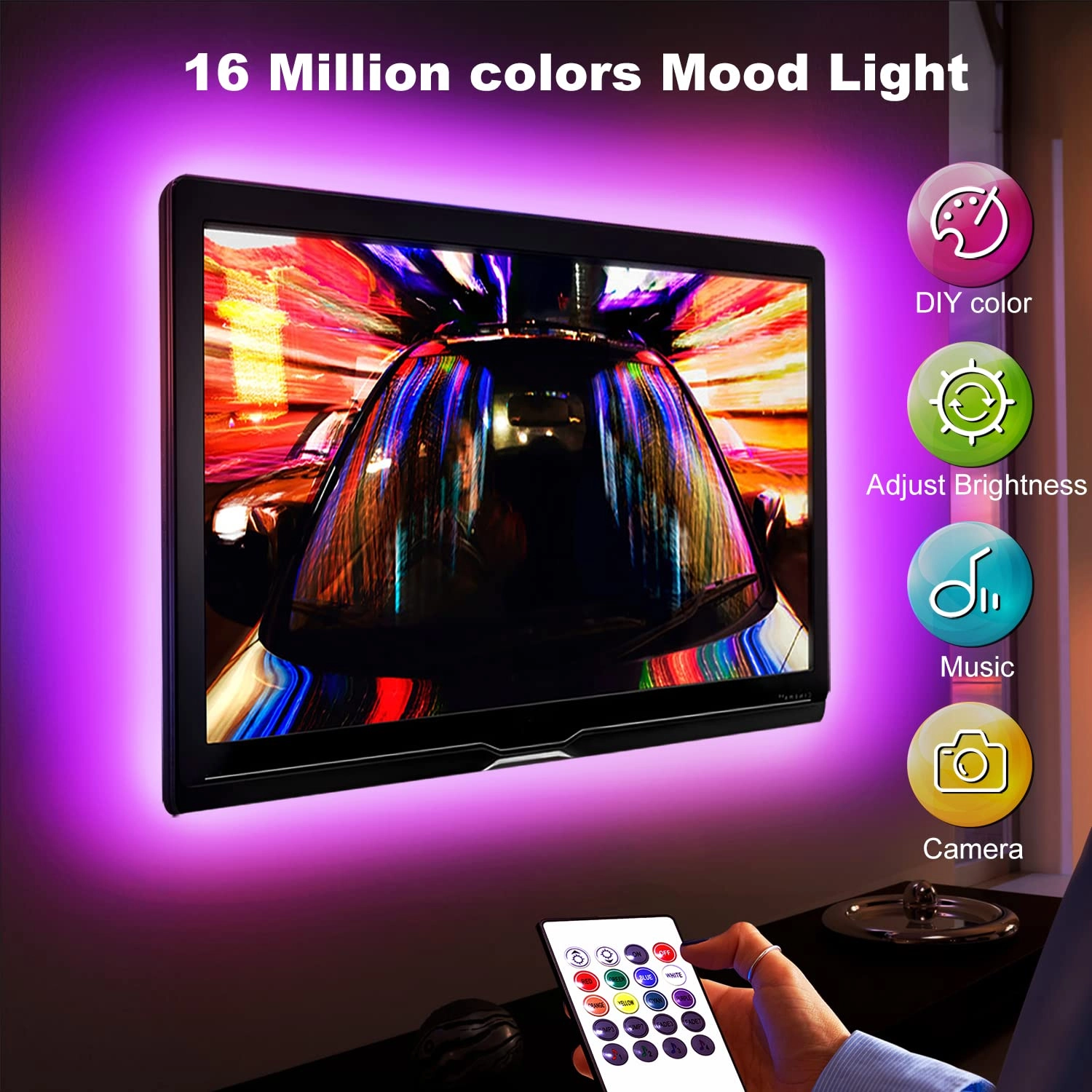 LED Lights for TV - 15ft