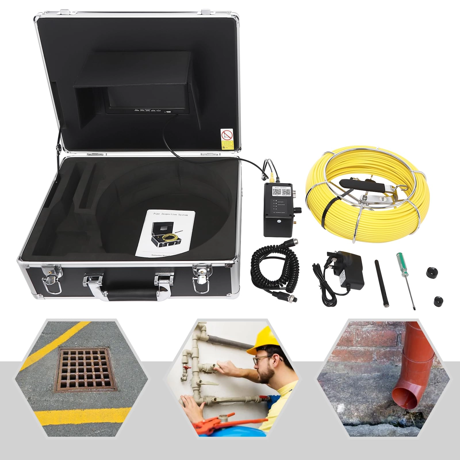 Wifi Pipe Camera - 4.9Mm 50M/30M/20M