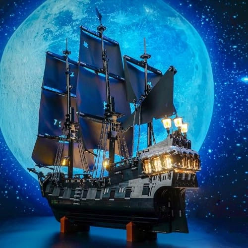 Light kit Compatible with 10365 Captain Jack Sparrow's Pirate Ship - RC Version LED