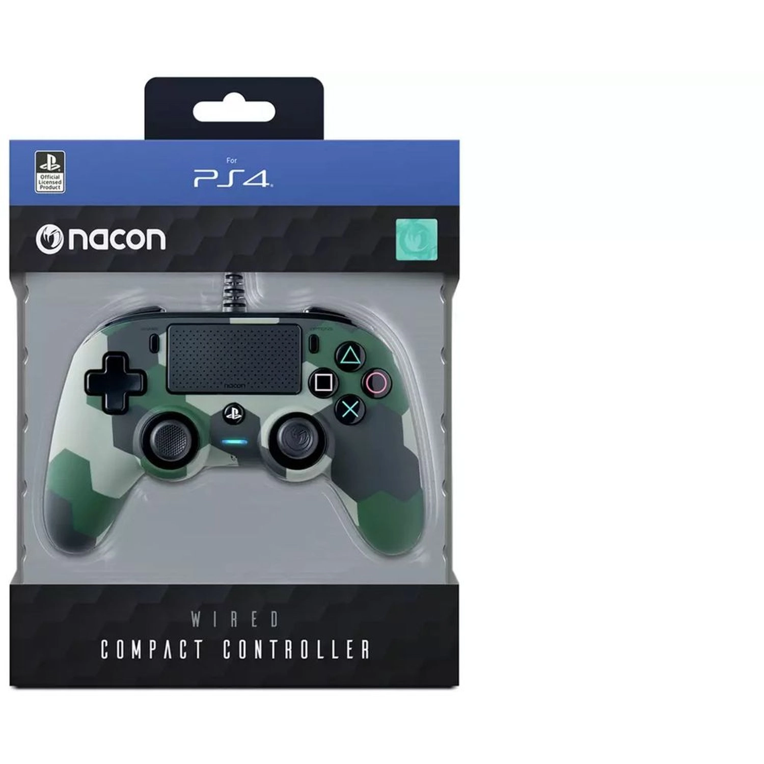 Compact Wired Controller (PS4) Camo Green