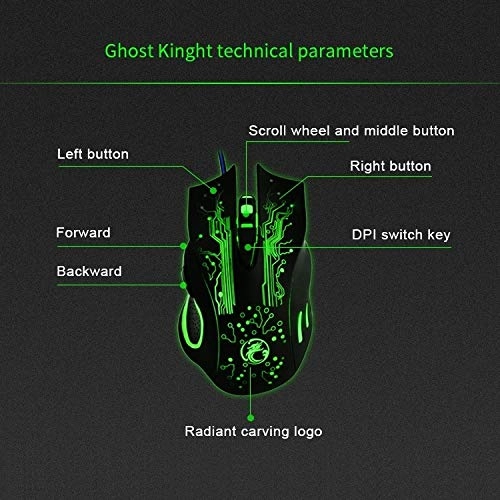 V17 Wired Gaming Mouse - USB