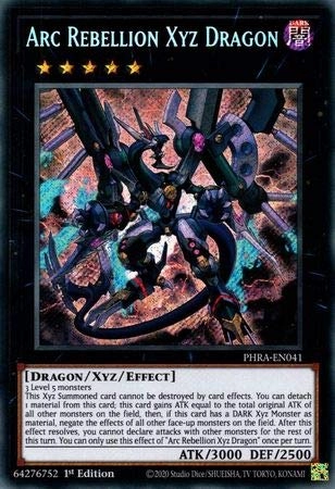 Yu-Gi-Oh! Arc Rebellion Xyz Dragon PHRA-EN041 - EN