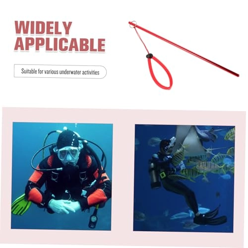 Diving Pointer Rod - 35.00X0.80X0.80CM Red Aluminium alloy