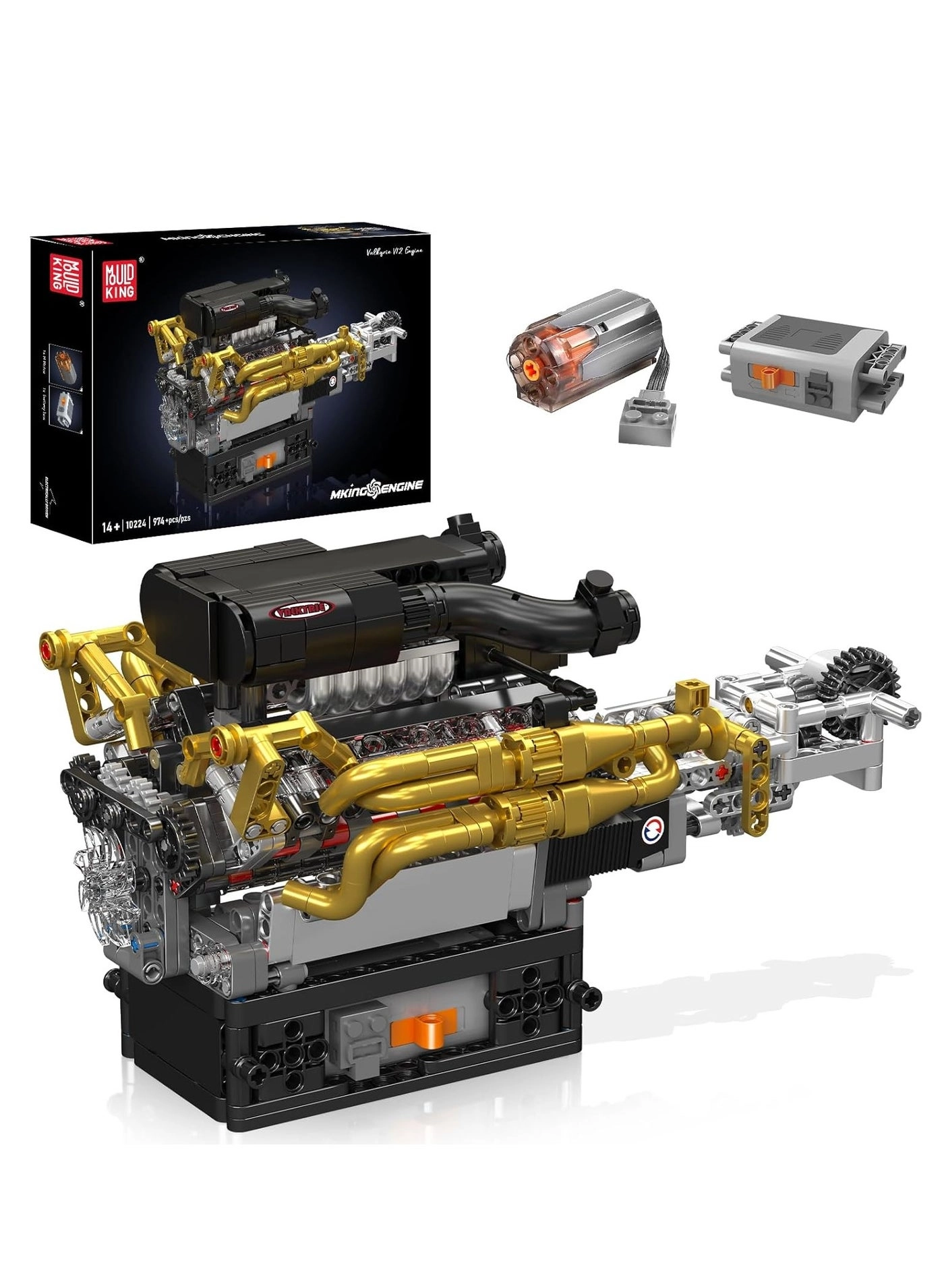 mould king Valkyrie V12 Engine Model Kit (10224)