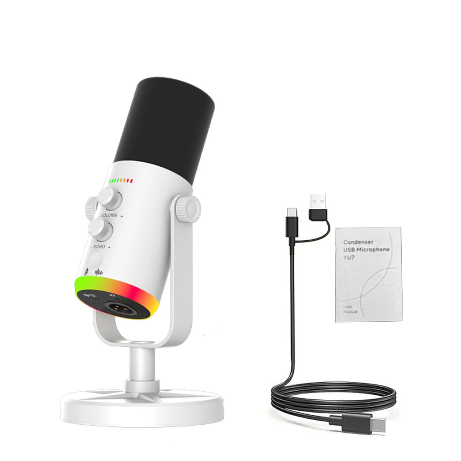 ZAICOLER Condenser Dynamic Microphone USB Microphone