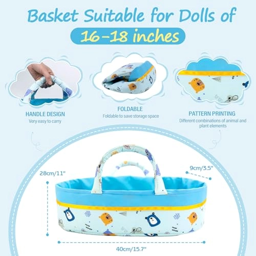 Reborn Baby Doll - 18 inches Vinyl Ages 3+