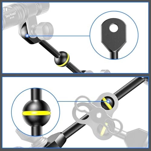 Dual Ball YS Joint Arm - Aluminum Alloy Waterproof