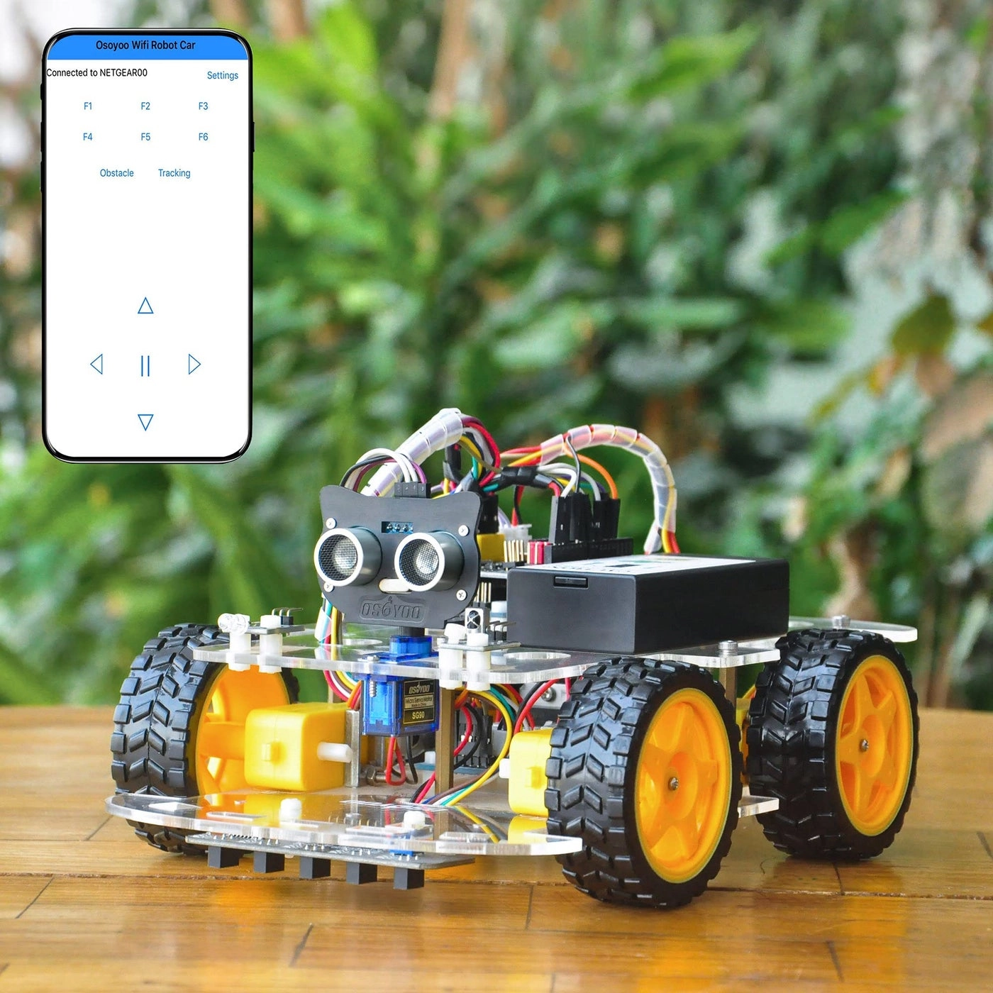 V2.1 Smart IOT Robot Car Kit for Arduino Circuit Sensor Programming Electronics Assembling Robotics