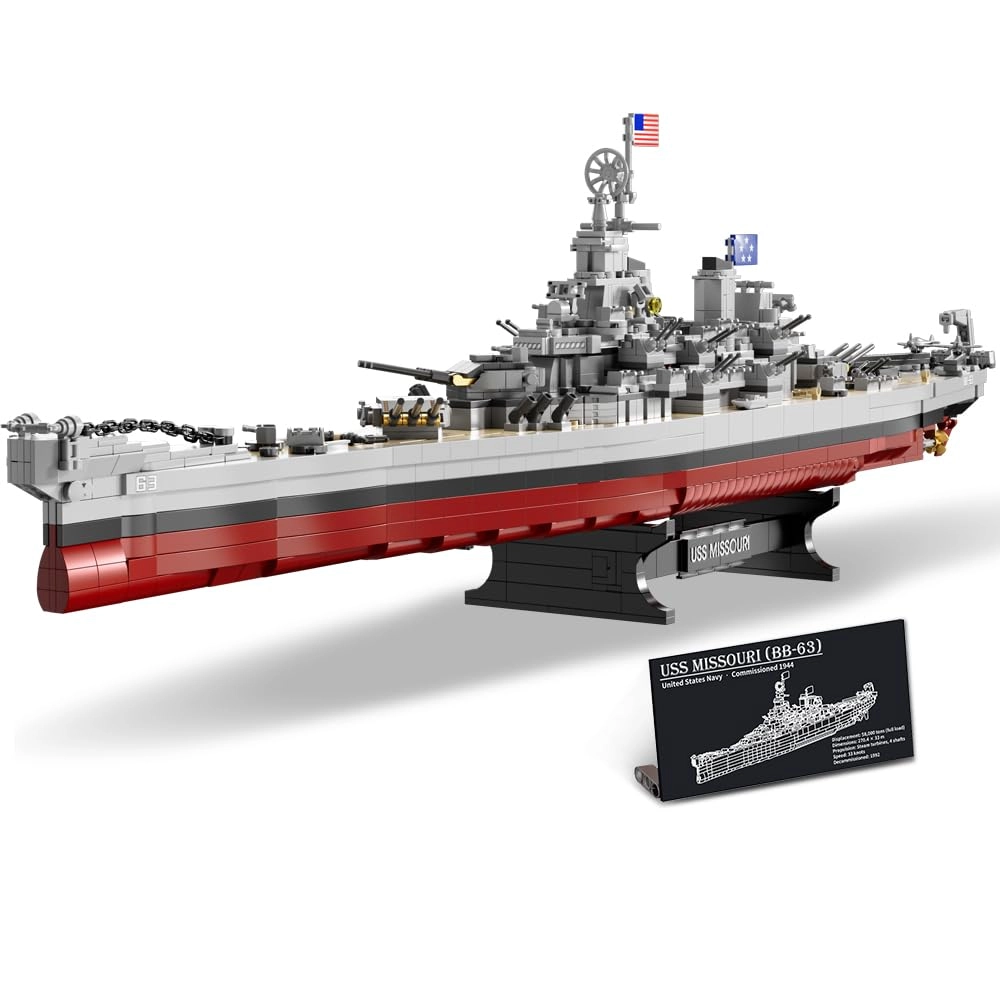 DUANT USS Missouri (BB-63) (39126) - Creative Building Blocks