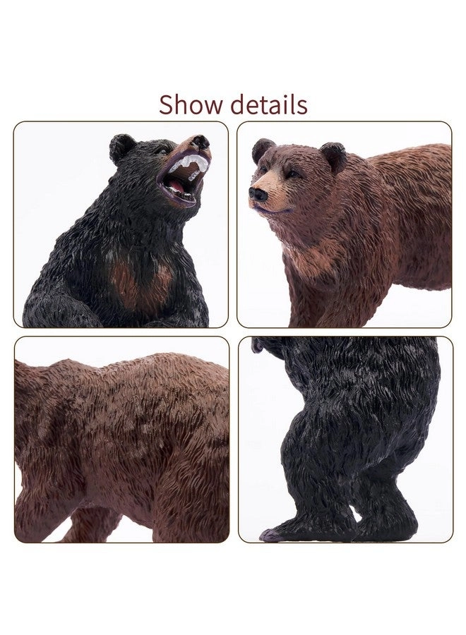 Forest Animals - Bear Family Figures 6 pcs