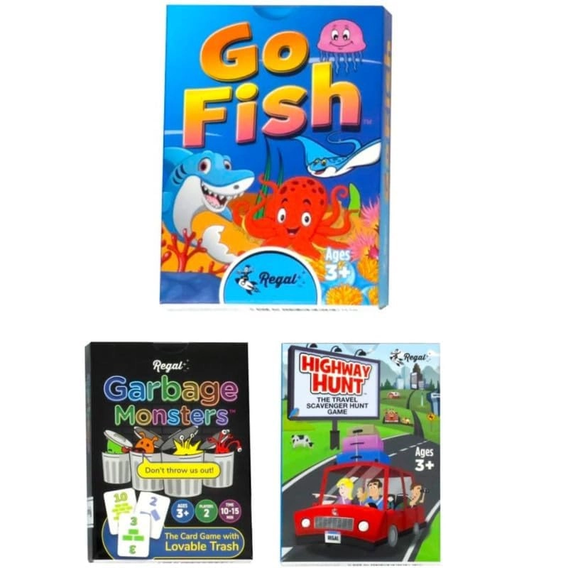 Go Fish + Highway Hunt + Garbage Monsters