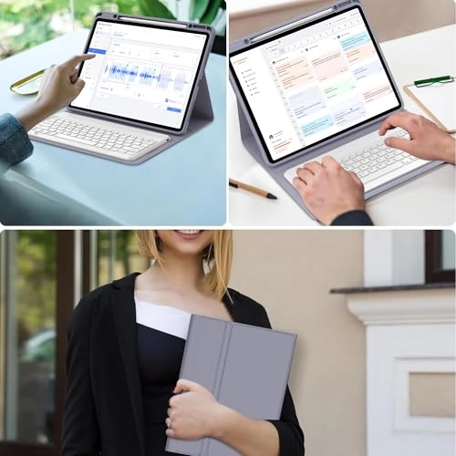 Keyboard Case with Pencil Holder for iPad Pro 13-inch (M4, 2024)