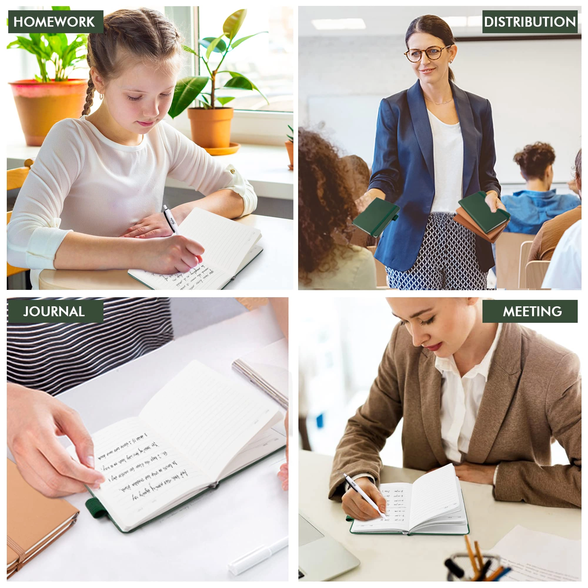 Pocket Notebook A6 Hardcover - Lined 56 Sheets