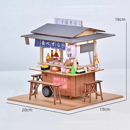 Gibbon Sushi Shop - Vintage Japanese