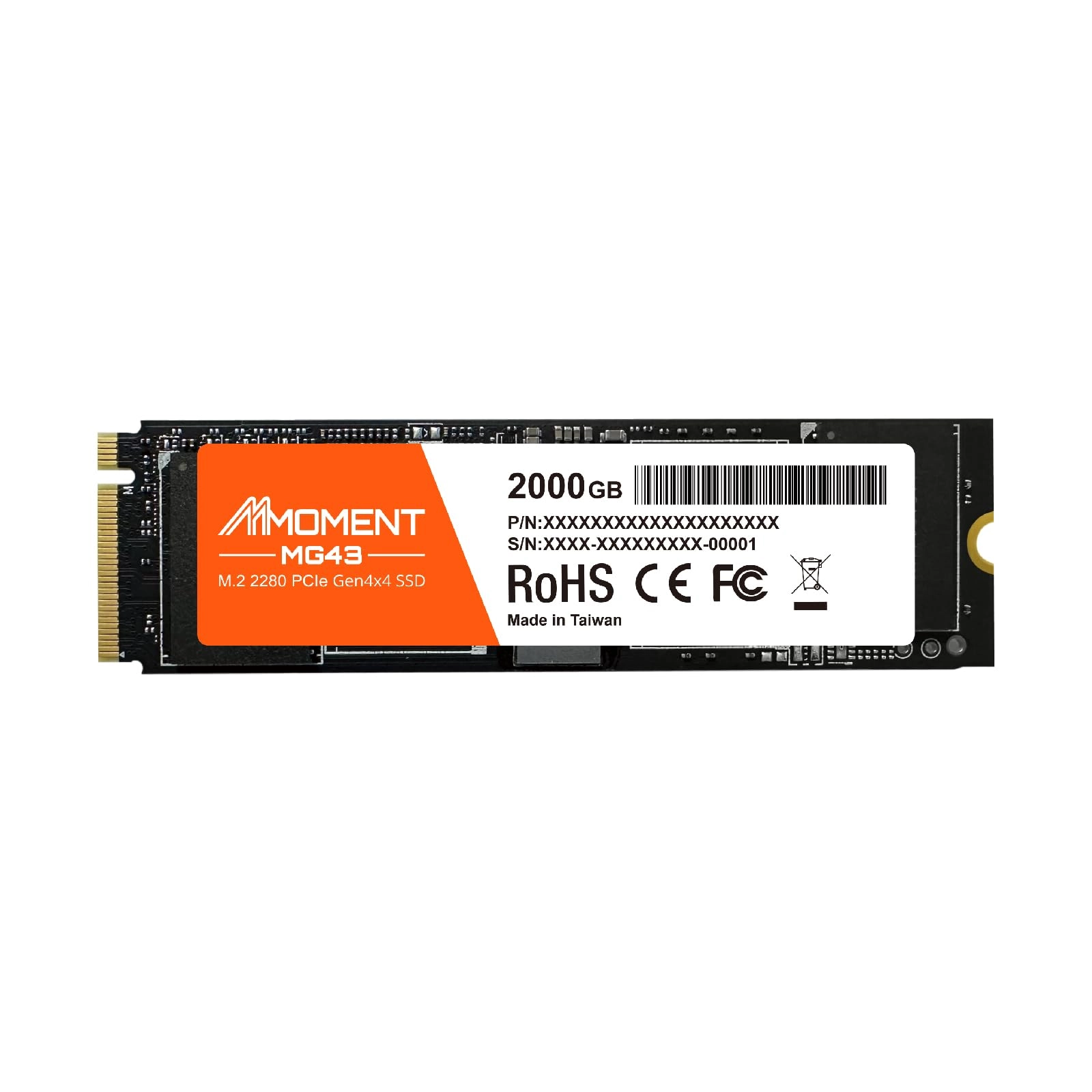 Moment Semiconductor, Inc MG43 - 2000GB M.2 2280