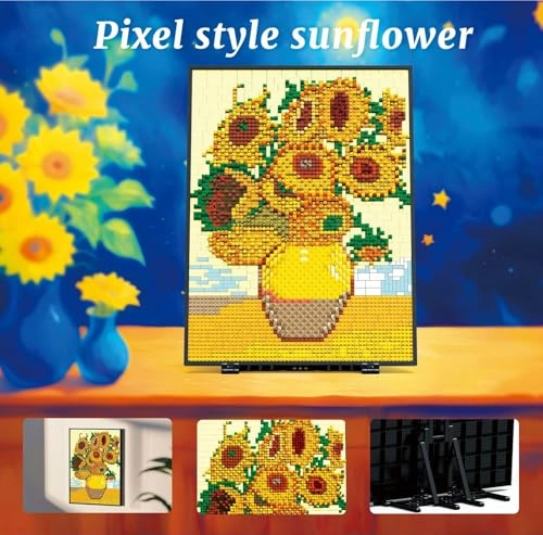 Sunflowers Art Building Set - 3504pcs